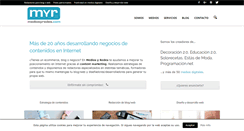 Desktop Screenshot of mediosyredes.com